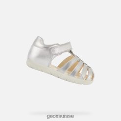 Geox Toddler de la sandale argent R28ZDT2036 Chaussures Geox Suisse