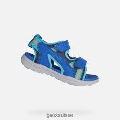 Geox Vaniett Boy Royal / Sky R28ZDT1376 Chaussures Geox Suisse