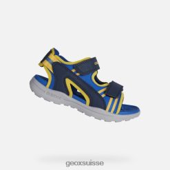 Geox Vaniett Boy marine / jaune R28ZDT1375 Geox Suisse
