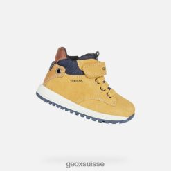 Geox bébé alben jaune / marine R28ZDT1475 Chaussures Geox Suisse