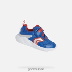 Geox bébé sprintye Royal / rouge R28ZDT1526 Chaussures Geox Suisse