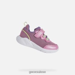 Geox bébé sprintye fuchsia / vert acide R28ZDT1438 Geox Suisse