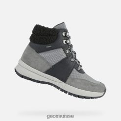 Geox braies abx femme gris foncé R28ZDT225 Geox Bottes Femme