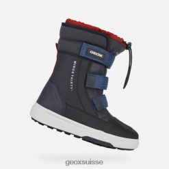 Geox bunshee pg abx boy marine / rouge R28ZDT1318 Geox Suisse