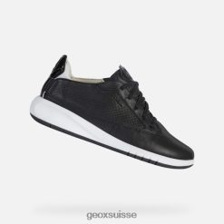 Geox femme aérantis noir R28ZDT214 Geox Suisse