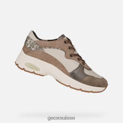 Geox femme alHour glace / beige sombre R28ZDT245 Chaussures Geox Suisse
