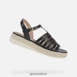 Geox femme eolie noir R28ZDT531 Geox Bottes Femme