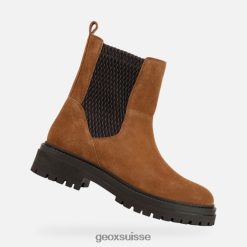 Geox femme iridea brun / café R28ZDT303 Geox Bottes Femme