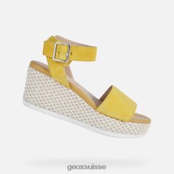 Geox femme lipari jaune foncé R28ZDT460 Geox Suisse