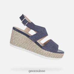 Geox femme lipari jean sombre R28ZDT533 Chaussures Geox Suisse