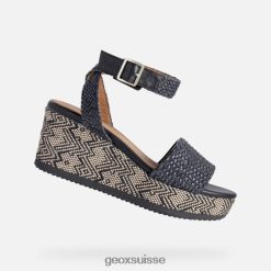 Geox femme lipari noir R28ZDT570 Geox Bottes Femme