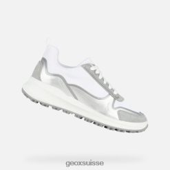 Geox femme pg1x Gris clair / blanc R28ZDT1700 Chaussures Geox Suisse
