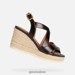 Geox femme ponza noir R28ZDT1680 Geox Bottes Femme