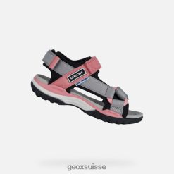 Geox fille boréale noir / gris R28ZDT1045 Geox Suisse