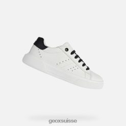 Geox fille de nettuno blanc / noir R28ZDT1865 Chaussures Geox Suisse