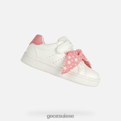 Geox fille djrock Corail blanc / léger R28ZDT1890 Geox Bottes Femme