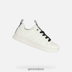 Geox fille djrock blanc / noir R28ZDT1874 Chaussures Geox Suisse