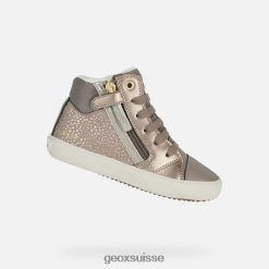 Geox fille gisli gris fumé / or clair R28ZDT1126 Geox Suisse