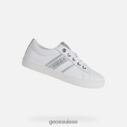 Geox fille kathe blanc / argent R28ZDT1861 Geox Suisse