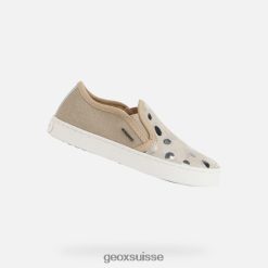 Geox fille kilwi beige / argent R28ZDT1172 Chaussures Geox Suisse