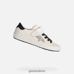 Geox fille kilwi blanc / noir R28ZDT1862 Chaussures Geox Suisse
