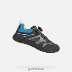 Geox flexible noir / bleu clair R28ZDT1386 Geox Bottes Femme