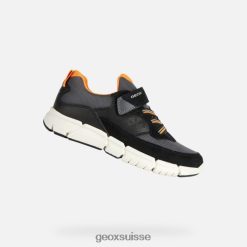 Geox flexible noir / orange R28ZDT1961 Chaussures Geox Suisse