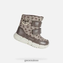 Geox flexyper abx bébé beige R28ZDT1572 Geox Bottes Femme