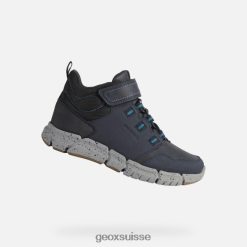 Geox flexyper abx boy marine / essence R28ZDT1299 Geox Bottes Femme