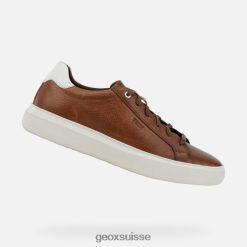 Geox homme de diveurs cognac / blanc R28ZDT818 Chaussures Geox Suisse
