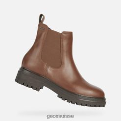 Geox iridea abx femme brun R28ZDT342 Geox Bottes Femme