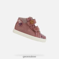 Geox kilwi bébé Rose noire R28ZDT1556 Chaussures Geox Suisse