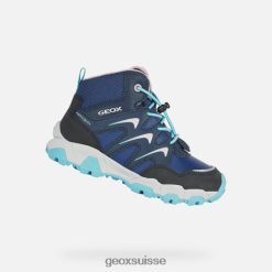 Geox magnétar abx junior Marine / Watersea R28ZDT1079 Chaussures Geox Suisse