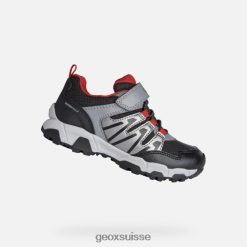 Geox magnétar noir / rouge R28ZDT1364 Chaussures Geox Suisse