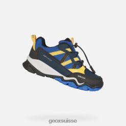 Geox montrack abx boy royal / jaune R28ZDT1355 Chaussures Geox Suisse