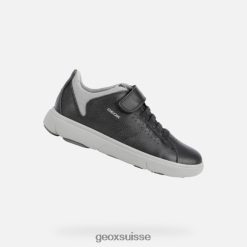Geox nebcup boy noir / gris R28ZDT1967 Chaussures Geox Suisse