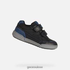 Geox poseido noir / bleu R28ZDT1410 Geox Bottes Femme