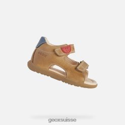 Geox sandale macchia bébé caramel R28ZDT2022 Geox Bottes Femme