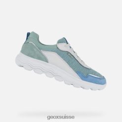 Geox sphérique blanc / vert R28ZDT18 Geox Bottes Femme