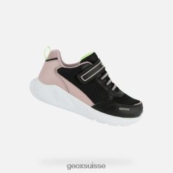 Geox sprintye fille noir / rose R28ZDT1121 Chaussures Geox Suisse