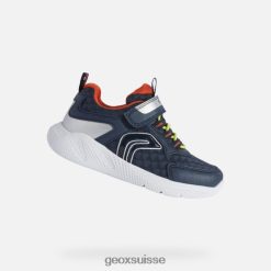 Geox sprintye garçon Marine / Orange R28ZDT1353 Geox Bottes Femme