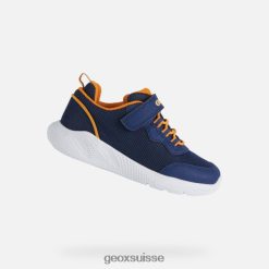Geox sprintye junior Marine / Orange R28ZDT1350 Geox Bottes Femme