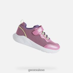 Geox sprintye junior fuchsia / chaux R28ZDT1137 Geox Bottes Femme