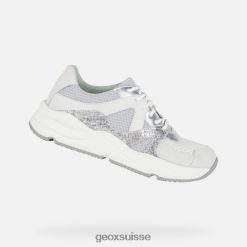 Geox topazio femme Gris clair / blanc R28ZDT1740 Geox Bottes Femme