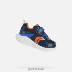 Geox tout-petit sprintye Marine / Royal R28ZDT1520 Chaussures Geox Suisse